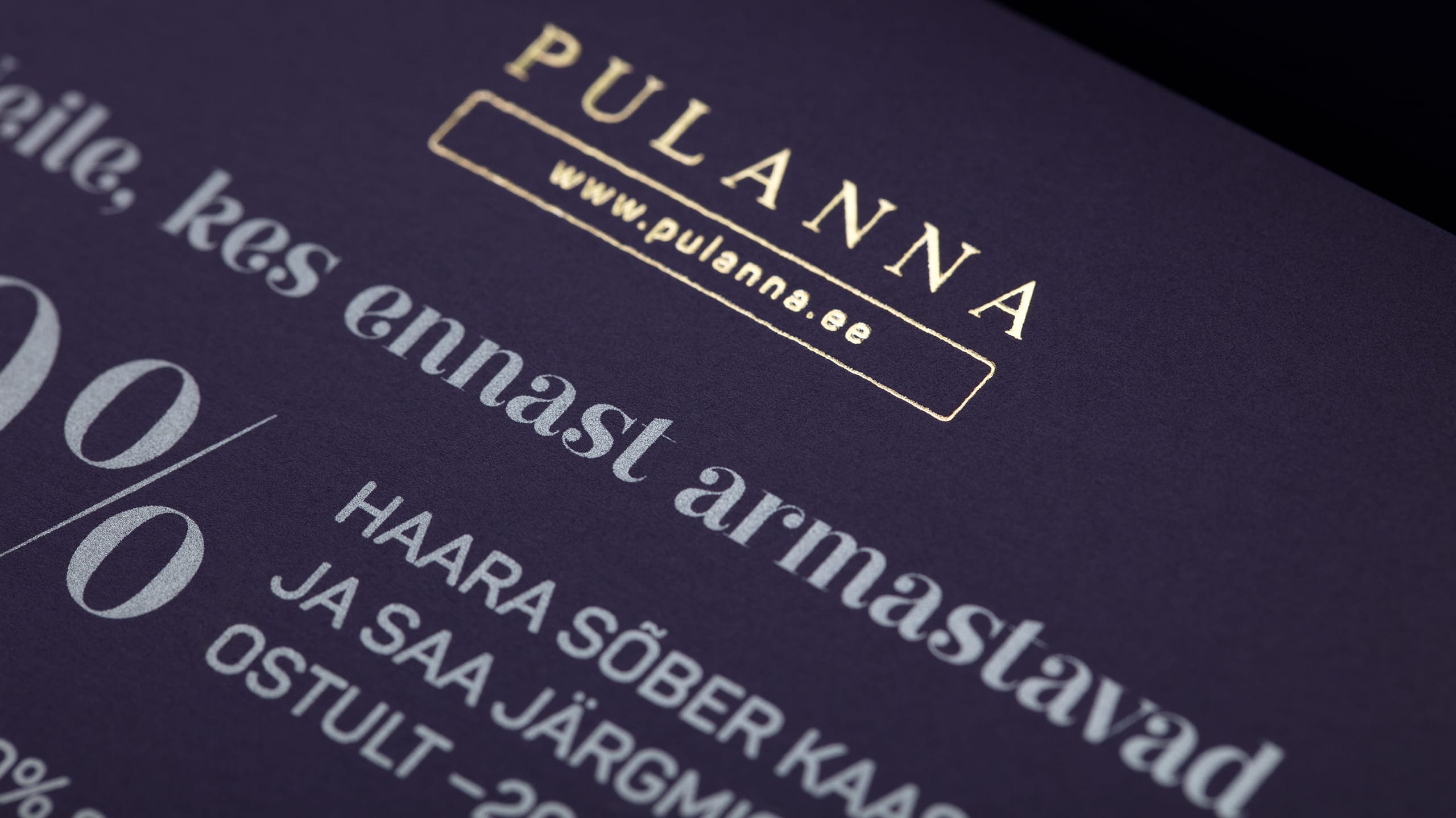 Print materials for the online shop Pulanna